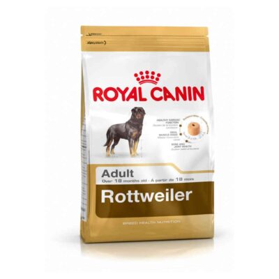 Royal Canin Rottweiler Adult Dog Food, 12 Kg, Dry Food, Supports Healthy Cardiac Function, Bone & Joint Health, Promotes Ideal Muscle Mass