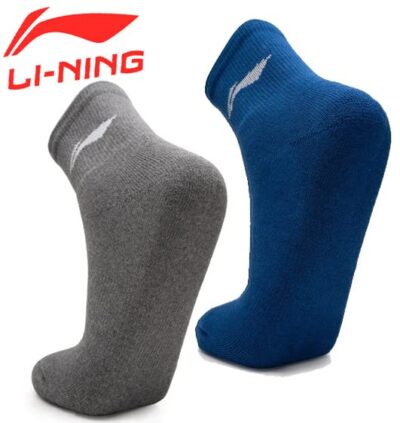 Li-Ning Solid Ankle Badminton Socks (Set of 2) Multicolor