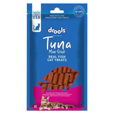 Drools Real Tuna Mini Sticks, Cat Treats, 35gm | Rich in Protein, No Artificial Preservatives | Best for Training & Bonding | for Kitten & Adult | Formulated in USA | Premium Treats