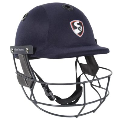 SG Cricket Helmet SG Savage TECH (S) Polypropylene Cricket Helmet, S (Dark Blue)