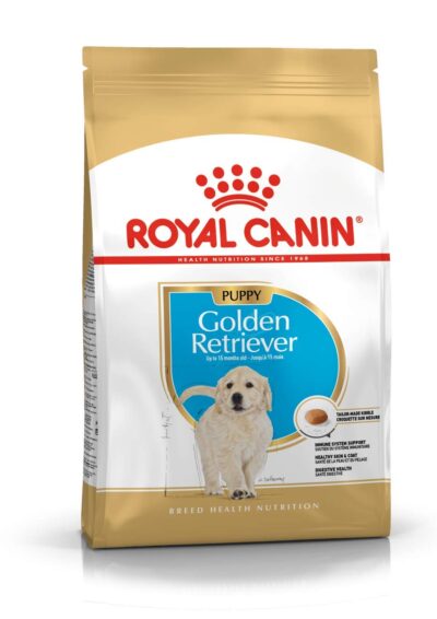 Royal Canin Golden Retriever Puppy Food, 3 Kg, Dry Food, Helps with Healthy Skin & Coat, Supports Immune System & Digestive Health