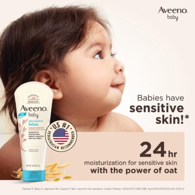 Aveeno Baby Daily Moisturizing Lotion for Delicate Skin (227g)