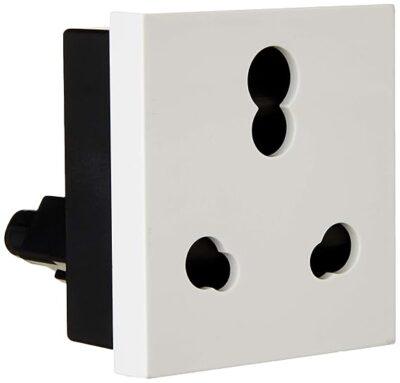 Havells Crabtree Athena 6A-16A Three Pin Combined Shutter Socket