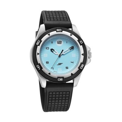 SF Sporty Blue Dial Polyurethane Strap Watch for Men-7930PP19W/NT7930PP19W