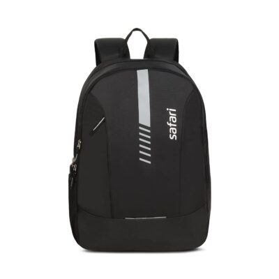Safari Flash Medium 26L Water Resistant Polyester Casual 4 Compartment Backpack- Blue