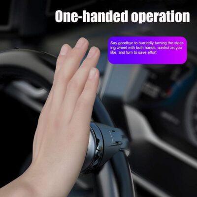 Universal Car Steering Knob, Car Steering Wheel Knob, Steering Wheel Spinner Knob, 360° Rotation Booster (3R Original)