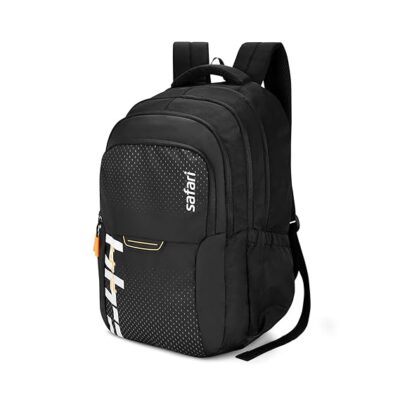 Safari Verge 37L Casual Printed Backpack, 3 Compartments, Raincover, Armor Base, Organizer, Bottle Holder, Front Pocket, School Bag for Boys and Girls, College Bag, Office Bag, Travel Bag