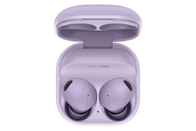 Samsung Galaxy Buds2 Pro, with Innovative AI Features, Bluetooth Truly Wireless in Ear Earbuds with Noise Cancellation (Bora Purple)