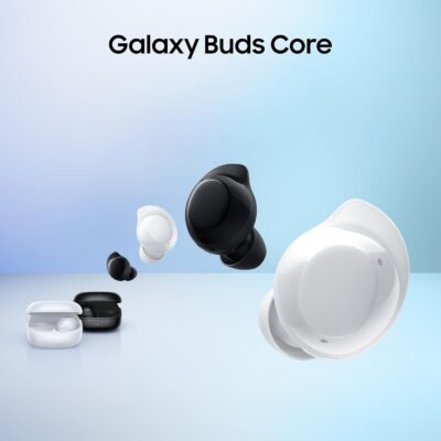 Samsung Galaxy Buds Core (Black) with Galaxy AI | Powerful Active Noise Cancellation | Enriched Bass | IP54