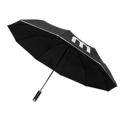 MOKOBARA The Em City Umbrella UV Protection Unisex Auto Open and Close Umbrella Use for Rain, Monsoon, Sunlight, Windproof Automatic Umbrella for Men and Women | Travel Sleeve, Cover (Crypto, Regular)