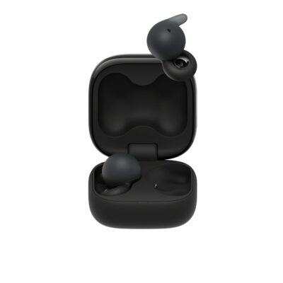 Sony LinkBuds Open WF-L910 Bluetooth Earbuds with an Open-Ring Design for Ambient Sound, Mic, TWS, Upto 22 Hrs Battery, Adaptive Sound Control- Black