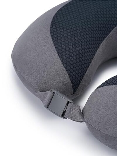 Samsonite Cooling Gel Memory Foam Pillow, Grey, Grey Travel Pillow, Memory Foam Travel Pillow