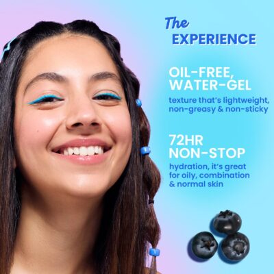 Dot & Key 72Hr Hydrating Gel Moisturizer with Hyaluronic Acid & Probiotics | For Normal to Oily Skin