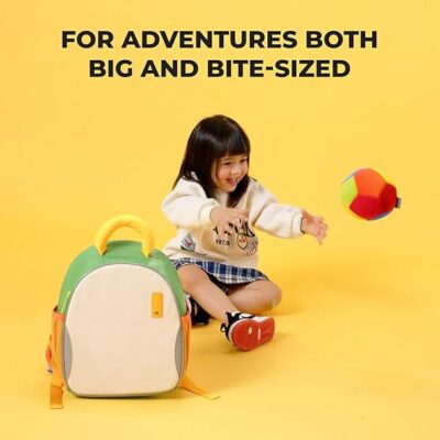 MOKOBARA The Dim Sum Backpack - Water-Resistant School Backpack for Kids (3-5 Years) with Reflective Piping | Ideal for School, Travel, and Outdoor Adventures (Munchkin)