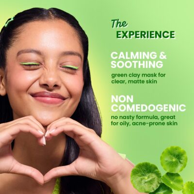 Dot & Key Pollution + Acne Defense Green Clay Mask | With Salicylic Acid, Matcha Tea & Tamanu Oil | Purifies, Reduces Acne & Redness | 85g