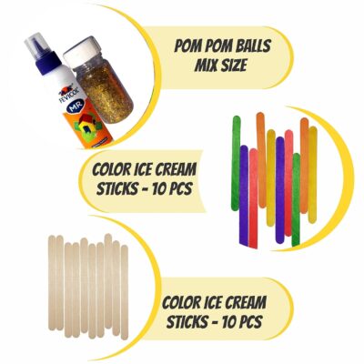 16 in 1 Art and Craft Kit for Girls and Boys with for Kids DIY for All Ages from 8 - 16 Old ,Paper ,Multicolor