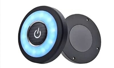 Car Accessories Interior Ornament Touch Type Night Light Car Roof Ceiling Magnet Lamp Automobile Interior Reading Light.