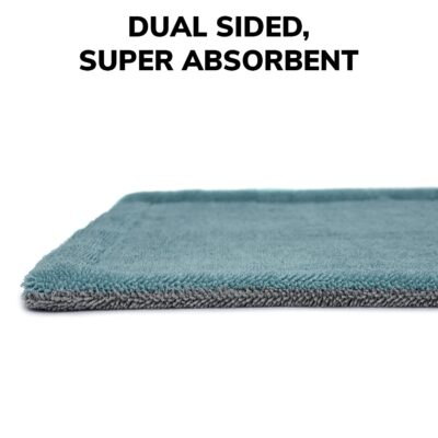 Microfiber Cloth For Car - Puremagic 1100 Gsm Twisted Loop Super Absorbent Towel - Edgeless Design With Plush Pile, Lint Free Cloth For Drying & Detailing, Transparent