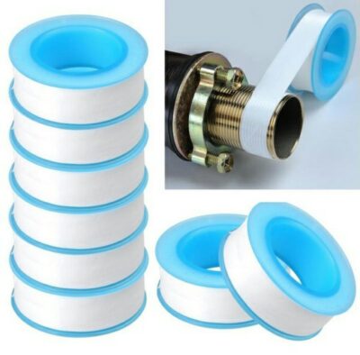 Dolpineer TOTAL HOME PTFE Teflon Tape 10-Piece Set (1/2", Multicolour)