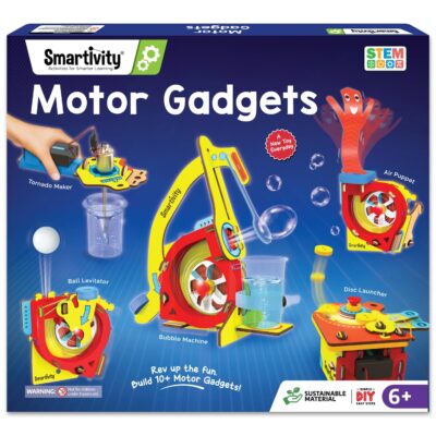 Smartivity 10-in-1 Motor Gadgets DIY Science Kit for Kids (6–12 yrs)