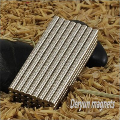 Mini Round Magnets for Crafts | 100pcs Tiny Magnets | 4 x 1.5 mm | Strong Magnetic Discs for DIY, Art, School & Home Projects