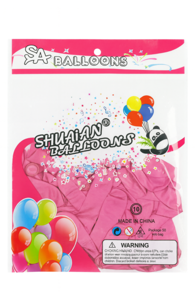 Pink Party Balloons – Pack of 50 Latex Balloons for Celebrations