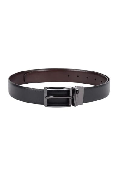 Van Heusen Men's Reversible Genuine Leather Belt – Textured, Formal