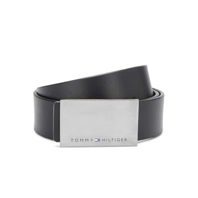 Tommy Hilfiger Men’s Genuine Leather Belt | Classic Formal & Casual Wear