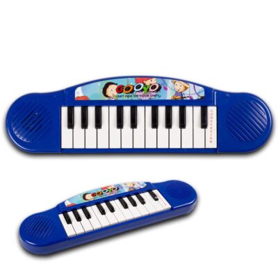 Gooyo GY3716 Mini Portable Piano Keyboard Musical Toy for Kids/Babies/Girls/Boys/Gifts | Blue Color, Power Source: 2xAA Battery (Not Included)