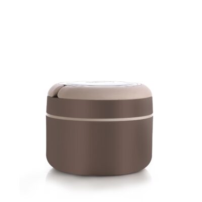 Ganesh Cresta Insulated Lunch Box | 400 ml | Airtight, Leak-Proof, Four-Side Lock Tiffin for Office, School & Picnic | Durable & Reusable (Color May Vary)