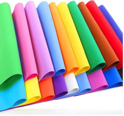 Eclet A4 100 Colored Sheets (10 Sheets Each Color) Copy Printing/Art and Craft Paper Double Sided Coloured Office Stationery Children's Day Gift, Birthday Gift, Party Favors, Christmas Decor etc
