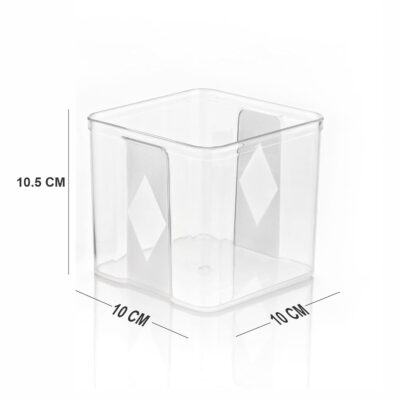 GOLWYN Airtight Containers for Kitchen Storage | Set of 4 (700 ml Each) | Transparent BPA-Free Plastic Jars | Stackable, Leak-Proof, Fridge-Safe Multipurpose Storage Boxes for Snacks, Spices & Dry Foods