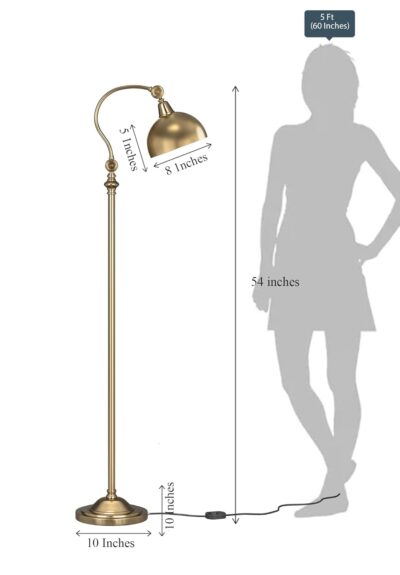 Standing Reading & Task Light for Living Room, Bedroom, Office