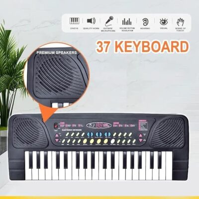 Little finds Digital Display Multiple Sound Effects & Built-in Speakers 32 Keys Electronic Keyboard for Kids