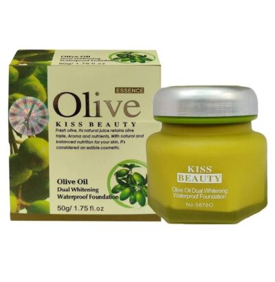 KISS BEAUTY OLIVE OIL DUAL WHITENING WATERPROOF FOUNDATION
