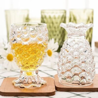 250ml Italian Premium Juice Glasses and Transparent Water Glasses Medium Size Tumbler Glasses for Drinking Water and Cocktails, Diamond Design Glass Water Glass Set of 6 (Multi, Set of 6)