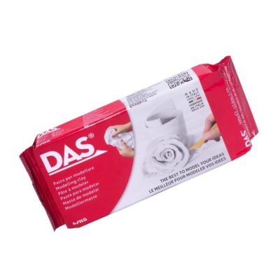 DAS Air Hardening Modeling Clay, 1.1 Pound Block, White (387000)