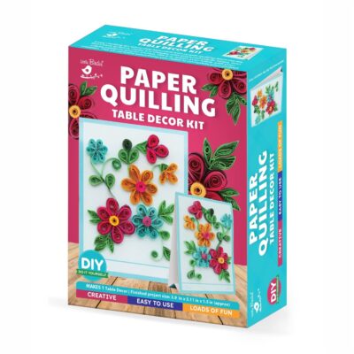 Little Birdie DIY Paper Quilling Table Decor Kit | DIY Paper Quilling Craft Learning & Fun Kit for Boys, Girls, Kids & Adults Kit