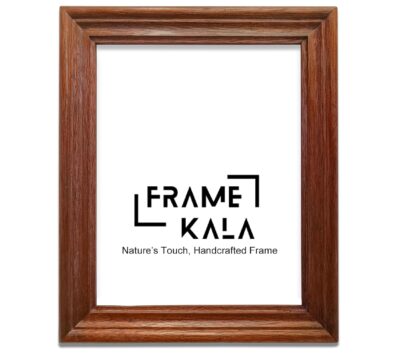 FRAMEKALA Handmade Wooden Photo Frame 8x10 Inch – Warm Walnut Finish for Wall & Table Display