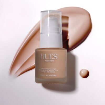 Men Full-Coverage Foundation Mens Face Moisturizer Cream, Face Makeup for All Skin Types, Evens Skin Tone, Oil Control and Cover Flaws, Natural 240 (Natural Glow), 20ml