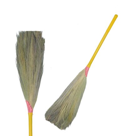 UMD 6 Finger Dustfree Natural Grass Broom, No backpain Broom, Jadoo Marne wala, jaduu dusting Sweeping Floor Cleaning Pack of 1