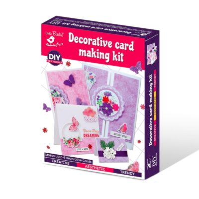 Little Birdie DIY Decorative Card Making Kit 1 Box| for Greeting Card, Art & Craft, Creative, Fun & Activity DIY Learning Kit | Gift for Kids, Girls and Boys