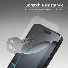 VWK-Military-Grade Gorilla Tempered Glass Compatible For iPhone 13 9H Hardness, Edge-to-Edge Full Coverage, Anti-Scratch, Bubble-Free, Ultra Clear HD Glass, Oleophobic Coating, Face ID Compatible