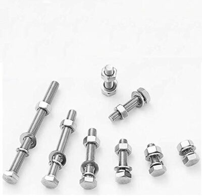 Rpi Shop 40 Pcs Set – M6 x 40mm Hex Head Bolt, Nut & Washer Kit (Zinc Coated)