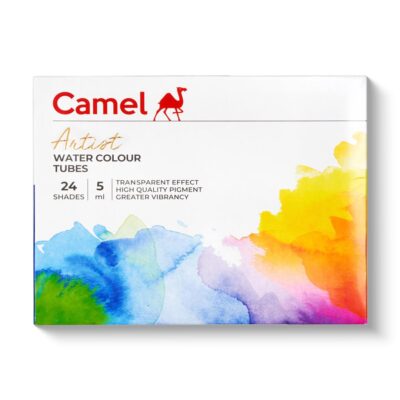 Camlin Artist Watercolor Tubes – 24 Shades (5ml Each)