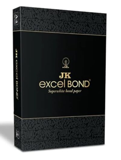 JK Paper excel Bond A4 Size Paper, 90 GSM, White, 100 Sheets Pack for Printing, Writing, Documentation
