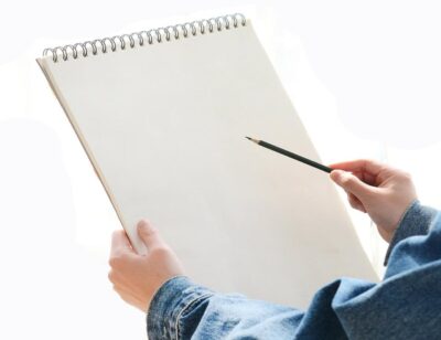 Family Store A3 Spiral Bound Sketch Book | 150 GSM | 30 Sheets, 60 Pages | Ideal for Drawing, Sketching, Colouring and Painting | _25