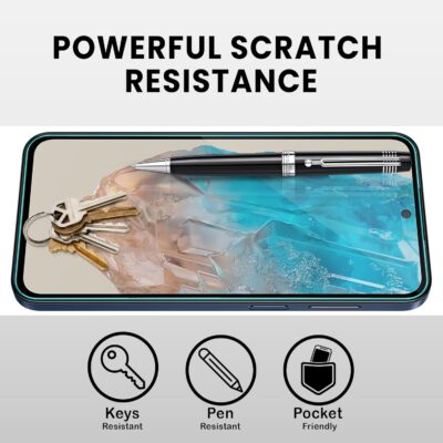 Edge To Edge Screen Protector Tempered Glass For Samsung Galaxy M35 5G / A35 5G / A55 5G With Easy Self-Installation Kit, (Samsung Galaxy M35 2024)