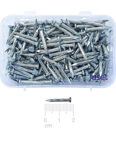 DLESDVV Hardware Nails (200 Pcs, 1.5 Inch) – Carbon Steel Zinc-Plated Anti-Corrosion Nails