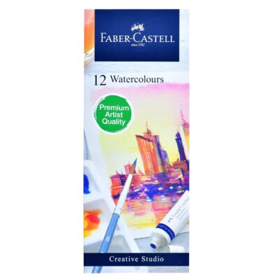 Faber-Castell Creative Studio Watercolour Set – 24 Colours (9ml Tubes)